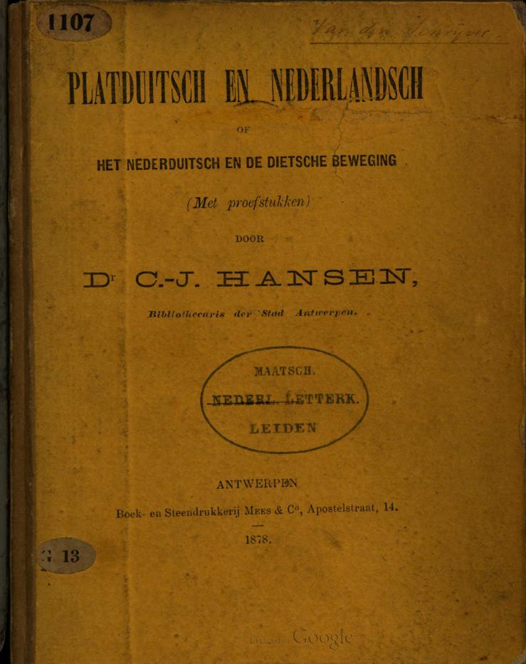 Cover of the work