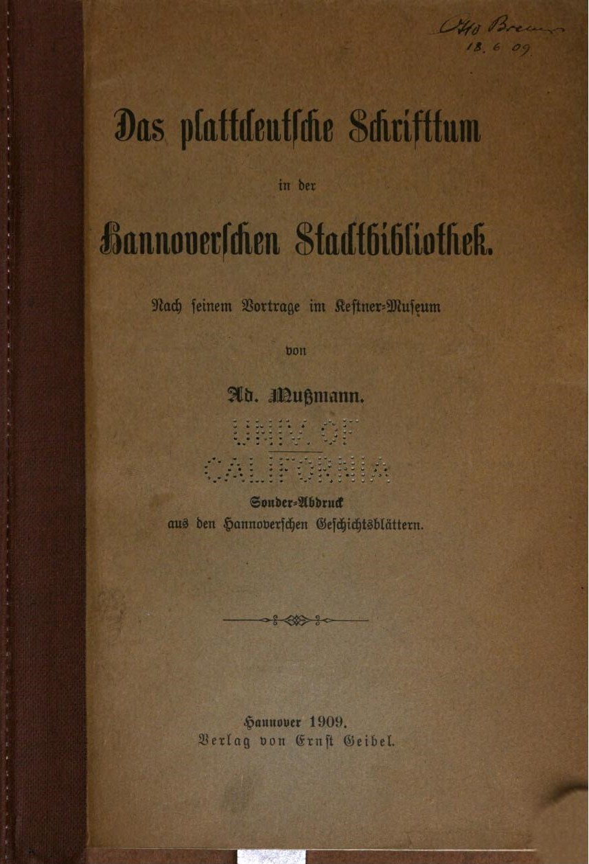 Cover of the work